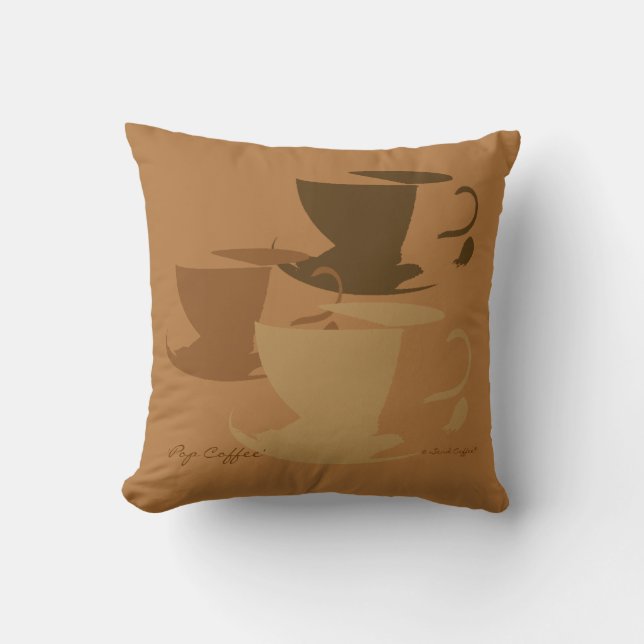 Pop Coffee Pillow Kudde (Framsida)
