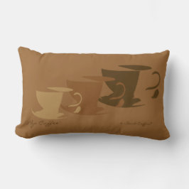 Pop Coffee Pillow - liten Lumbarkudde