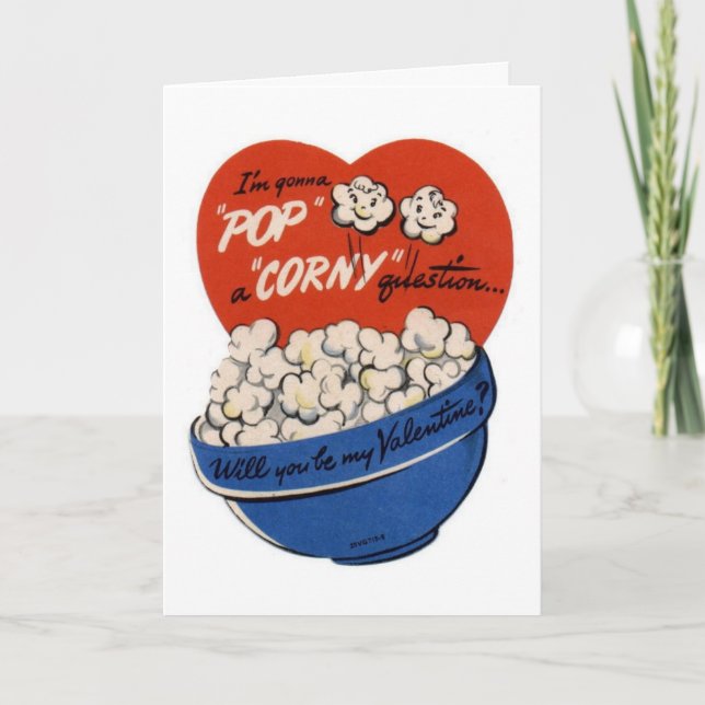Pop "Corny" Valentine Helgkort (Framsida)