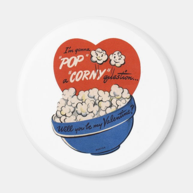 Pop "Corny" Valentine Magnet (Framsidan)