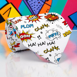 Pop Culture Comics Custom Necktie Tie Slips