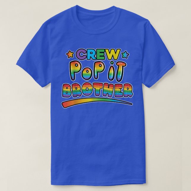 Pop Det är födelsedagskalkens bror till födelsedag T Shirt (Design framsida)