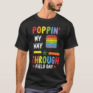 Pop det dansar min väg genom Fält Dag Su T Shirt