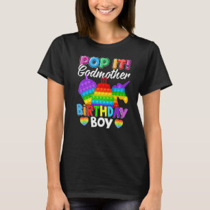 Pop det Godmor Birthday Boy Fidget Kid Matching T Shirt