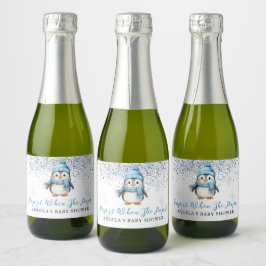 Pop det när hon gör Cute Boy Penguin Winter