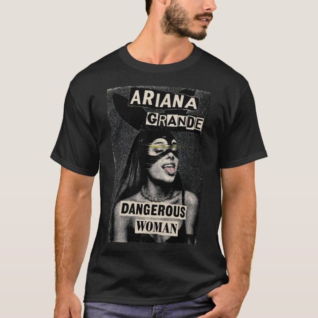  Pop Diva Dark Glam - Enigmatic Performer Aestheti T Shirt (Framsida)