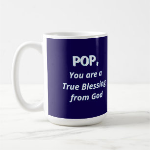 Pop, du är en sann välsignelse från Gud Kaffemugg