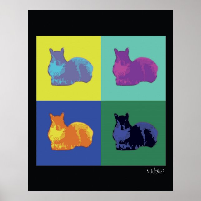 Pop-ekorre Poster (Framsidan)