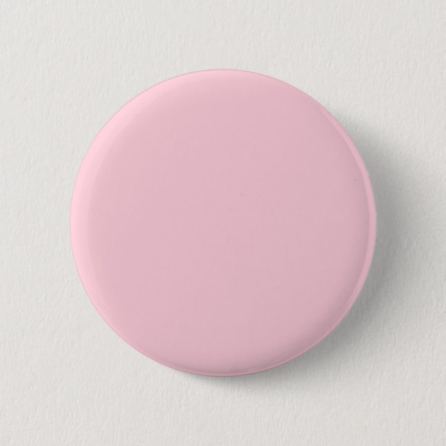 Pop Färg PASTEL ROSA Anpassningsbar Zazzle Gift 3 Knapp (Framsida)
