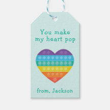 Pop fidget klassrumsvalentinregnbåge