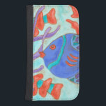 Pop Fish Galaxy S4 Plånbok<br><div class="desc">Simma under havet med denna vackra fisk av färgaden vatten. Nancy Slocum målar upp det vackra vatten under haven. Den fångar fisken i flera färgader omgiven av vild kelp när de snabbt simmor igenom. Få dina vackra fiskar idag på din nästa Zazzle-produkt.</div>