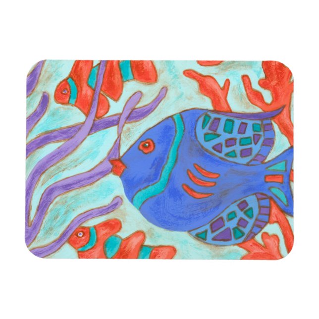 Pop Fish Magnet (Horisontell)
