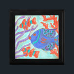 Pop Fish Minnesask<br><div class="desc">Simma under havet med denna vackra fisk av färgaden vatten. Nancy Slocum målar upp det vackra vatten under haven. Den fångar fisken i flera färgader omgiven av vild kelp när de snabbt simmor igenom. Få dina vackra fiskar idag på din nästa Zazzle-produkt.</div>