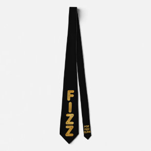 Pop Fizz Clink Modern Typografi Slips