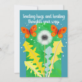 POP flower card -dandelion- Inbjudningar