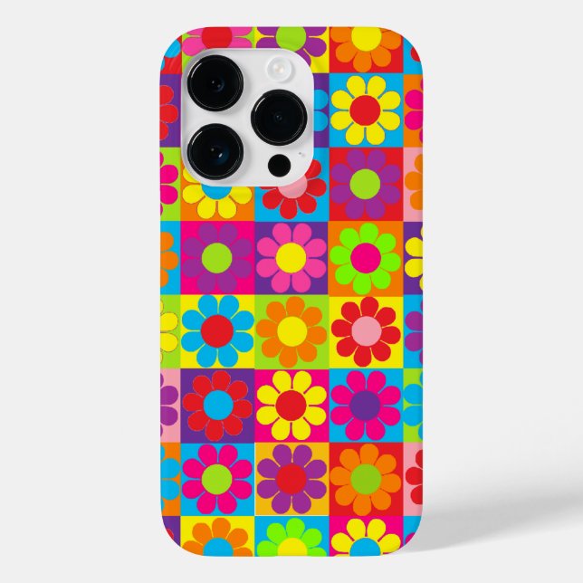 Pop Flower Power Squares (Baksida)