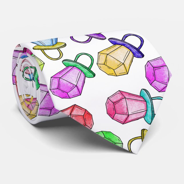 Pop för godis för ring för Retro 80-tal90-talneon Slips (Rullad)