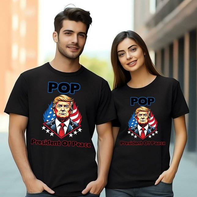 POP - Fredspresident Trump T Shirt (Skapare uppladdad)