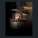 Pop går till Weasel-utskriften Poster<br><div class="desc">Cybernetisk Spädbarn-regel och det är dags för den här lilla kabeln! Framställd för dig med 11 x 14 tums utskrift i flytande form</div>