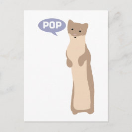 Pop går till Weasel Vykort