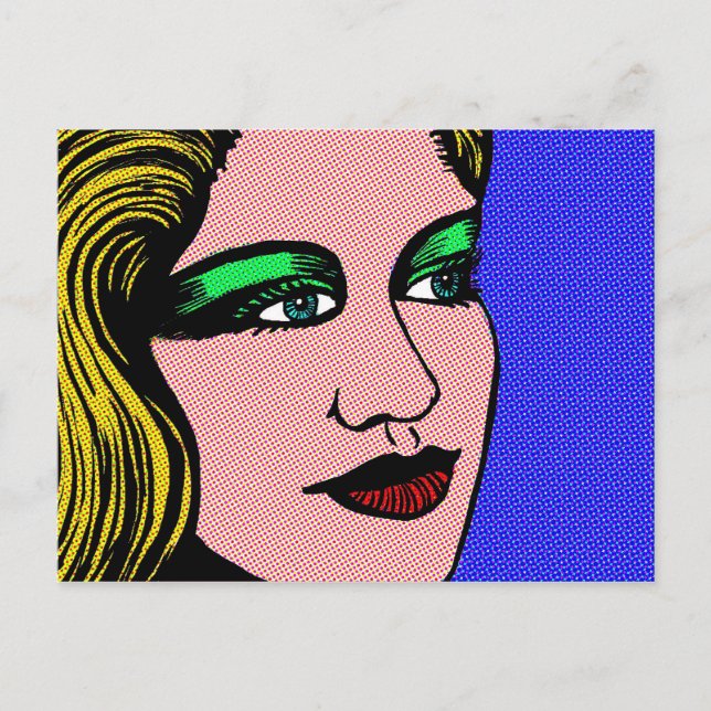 Pop Girl Vykort (Framsida)