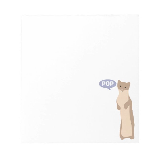 Pop Goes the Weasel Anteckningsblock (Framsida)