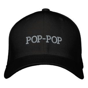 Pop Grandpa Embroized Baseball Cap Broderad Keps