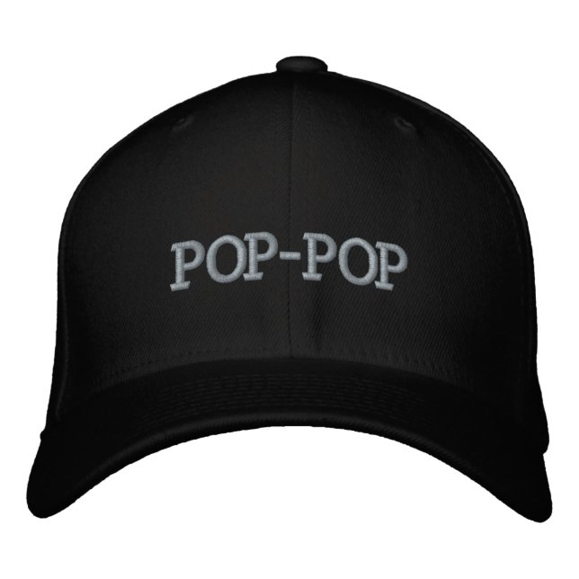 Pop Grandpa Embroized Baseball Cap Broderad Keps (Framsida)