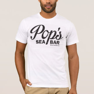 Pop grov logotyputslagsplats t shirt