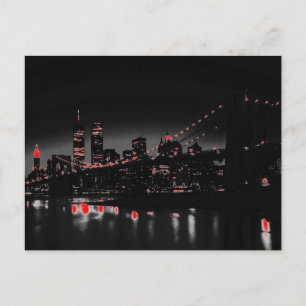 Pop i New York City Skyline Postcard Vykort