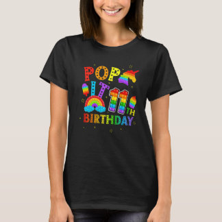 Pop IT 11:e födelsedagen 11:e året Party för gir T Shirt