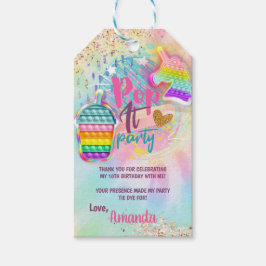 Pop IT Bubble Fidget Leksak Presentetikett