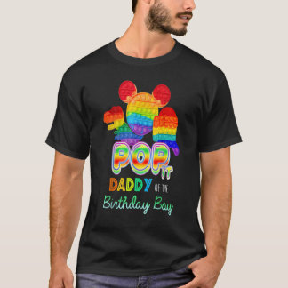 Pop It Daddy Of The Birthday Boy T Shirt