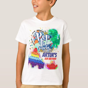 Pop it Fidget Birthday T-Shirt