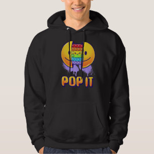 Pop IT Fidget Popping Leksak Fidget Bubble Popper Hoodie