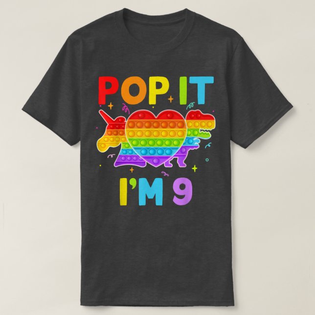 Pop, jag är 9-dagarsgrafik på Leksaker T Shirt (Design framsida)