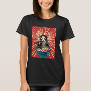 Pop Japansk Art Noodles Älskare Wildlife Cute Ferr T Shirt