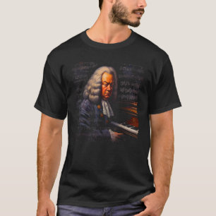 Pop Johann Sebastian Bach Music Piano Pianist T Shirt
