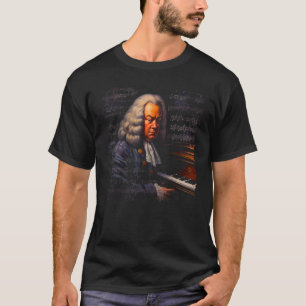 Pop Johann Sebastian Bach Music Piano Pianist T Shirt