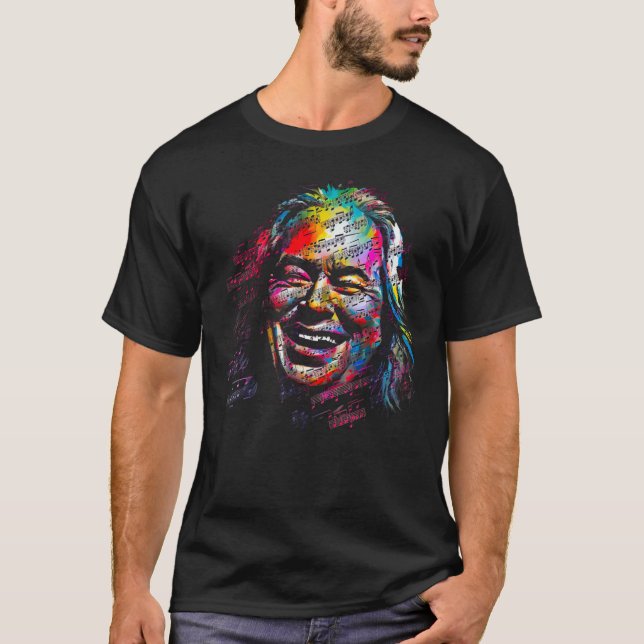 Pop Johann Sebastian Bach T Shirt (Framsida)