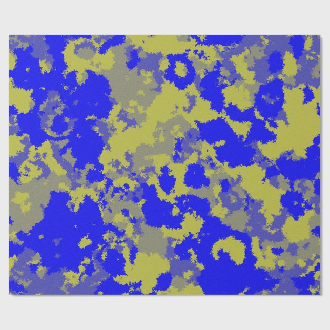 Pop Kamouflage Presentpapper (Platt)