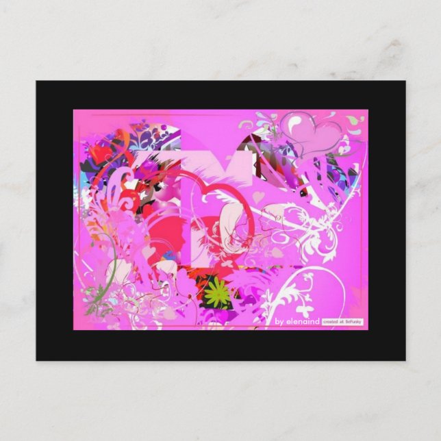 Pop Kärlek vykort (Framsida)