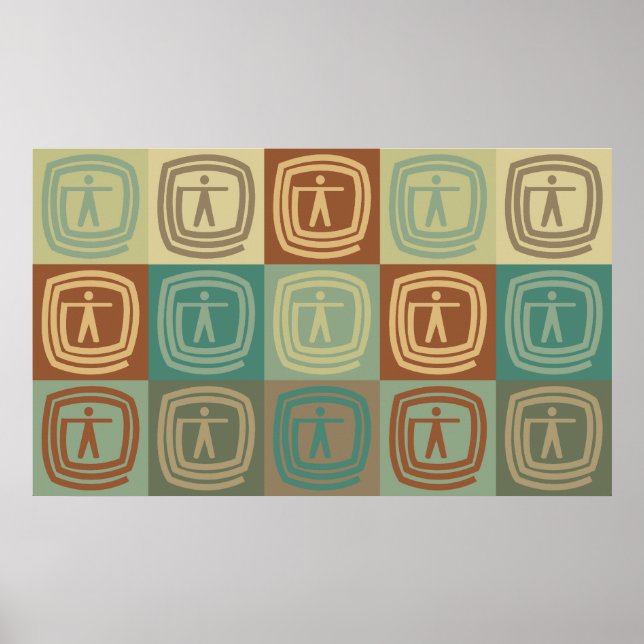 Pop-konst för arbetsbehandling poster (Framsidan)