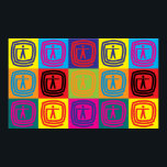 Pop-konst för arbetsbehandling poster<br><div class="desc">Yrkesterapeutisk poppart. Om arbetsbehandling är din hobby,  ditt yrke eller din besatthet,  visa den med underbara arbetsrelaterade t-shirts,  mugg,  klistermärken med mera. De är också underbara gåvor till andra fläkt för yrkesbehandling!</div>