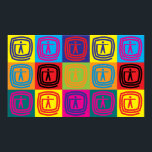 Pop-konst för arbetsbehandling poster<br><div class="desc">Yrkesterapeutisk poppart. Om arbetsbehandling är din hobby,  ditt yrke eller din besatthet,  visa den med underbara arbetsrelaterade t-shirts,  mugg,  klistermärken med mera. De är också underbara gåvor till andra fläkt för yrkesbehandling!</div>