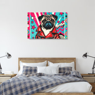 POP LIFE PUG 6 CANVASTRYCK