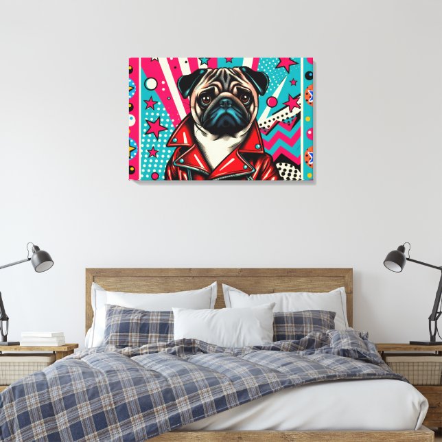 POP LIFE PUG 6 CANVASTRYCK (Insitu (sovrum))