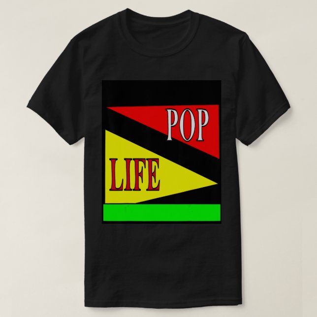 Pop Life T Shirt (Design framsida)