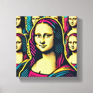 Pop Lisa Canvastryck