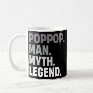 Pop Man Myth Legend Funny Far Gift Pappa för Kaffemugg